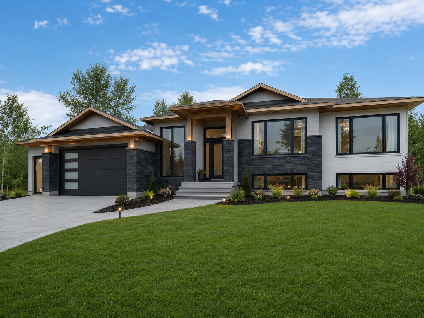 Custom residential home exterior supported by CLC Properties